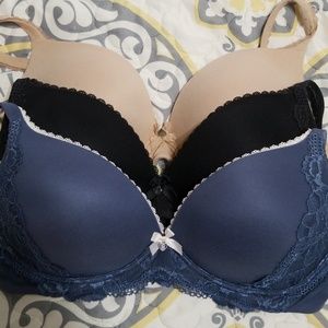 (Qty3) Body by Victoria Wireless bra